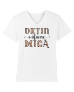Dețin o afacere mică Tricou mânecă scurtă guler V Bărbat Presenter