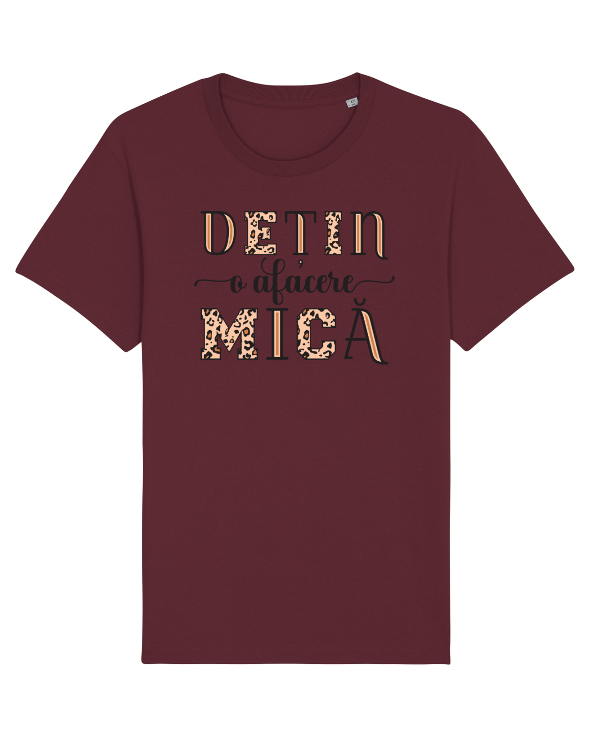 Tricou mânecă scurtă Unisex Rocker Burgundy