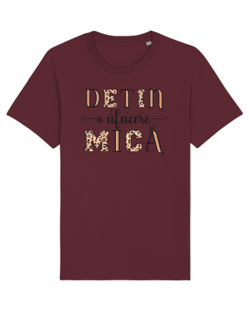 Dețin o afacere mică Burgundy