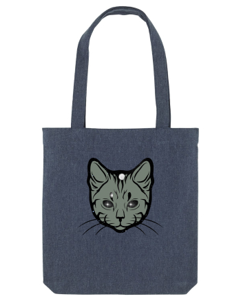 Space Cat Midnight Blue