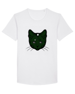 Space Cat Tricou mânecă scurtă guler larg Bărbat Skater