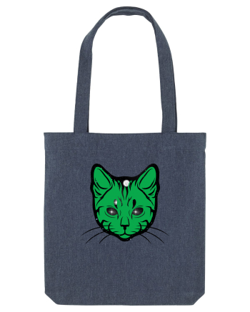 Space Cat Midnight Blue