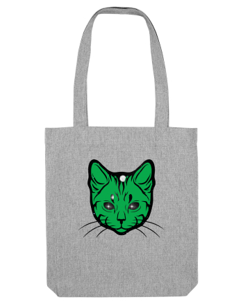 Space Cat Heather Grey