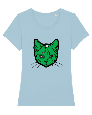 Space Cat Sky Blue