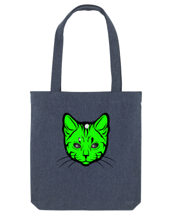 Space Cat Midnight Blue