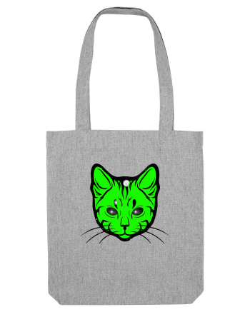 Space Cat Heather Grey