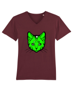 Space Cat Tricou mânecă scurtă guler V Bărbat Presenter
