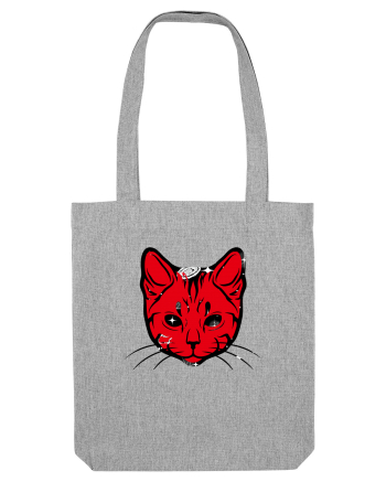 Space Cat Heather Grey