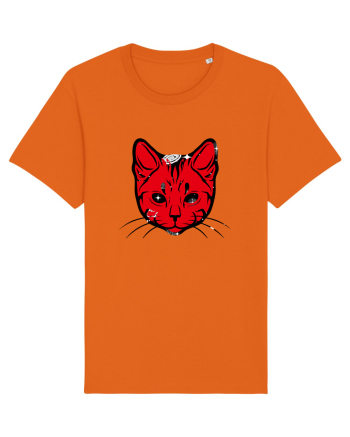 Space Cat Bright Orange