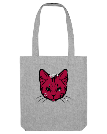 Space Cat Heather Grey