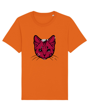 Space Cat Bright Orange