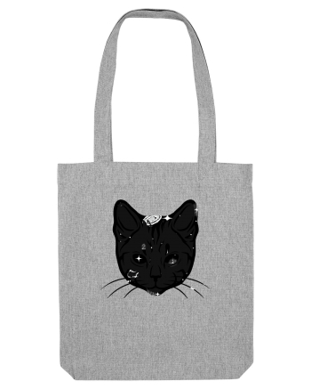Space Cat Heather Grey