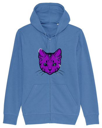 Space Cat Bright Blue