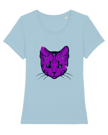 Space Cat Sky Blue