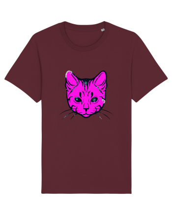 Space Cat Burgundy