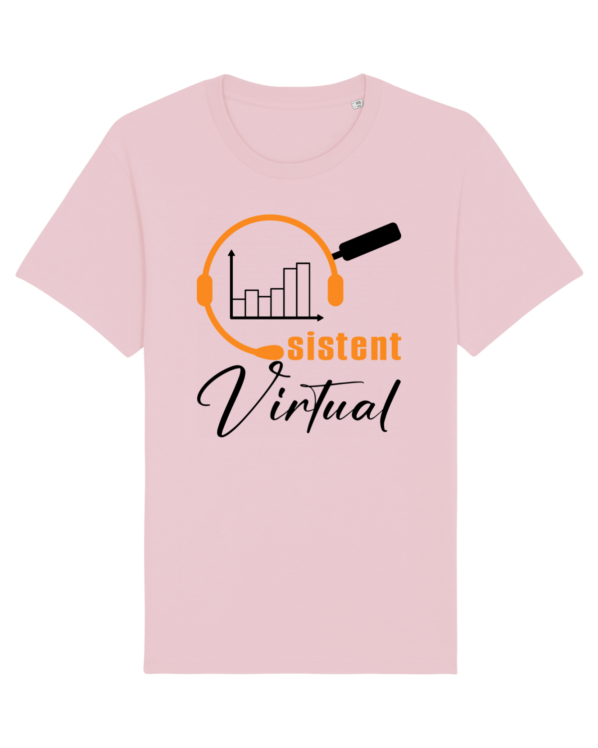 Tricou mânecă scurtă Unisex Rocker Cotton Pink