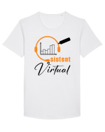 Asistent virtual Tricou mânecă scurtă guler larg Bărbat Skater