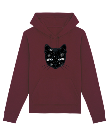 Galactic Cat Burgundy