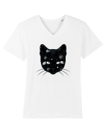 Galactic Cat Tricou mânecă scurtă guler V Bărbat Presenter