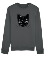 Galactic Cat Bluză mânecă lungă Unisex Rise
