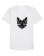 Galactic Cat Tricou mânecă scurtă guler larg Bărbat Skater