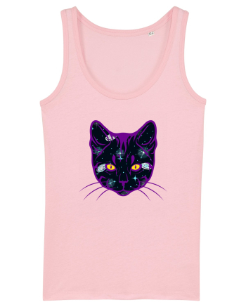Galactic Cat Cotton Pink