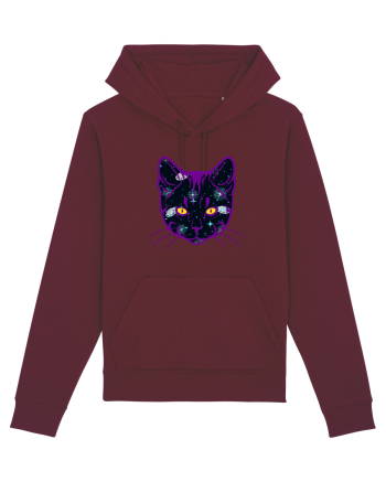 Galactic Cat Burgundy
