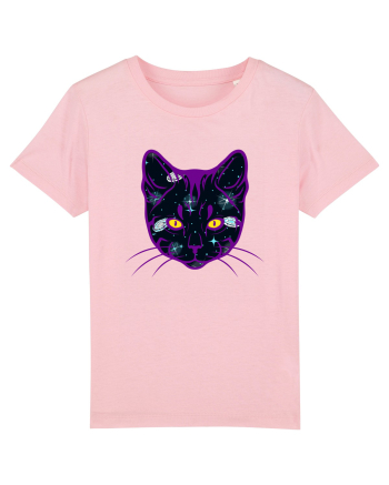 Galactic Cat Cotton Pink