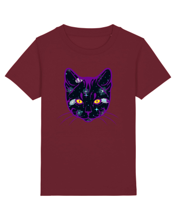 Galactic Cat Burgundy