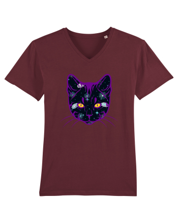 Galactic Cat Burgundy