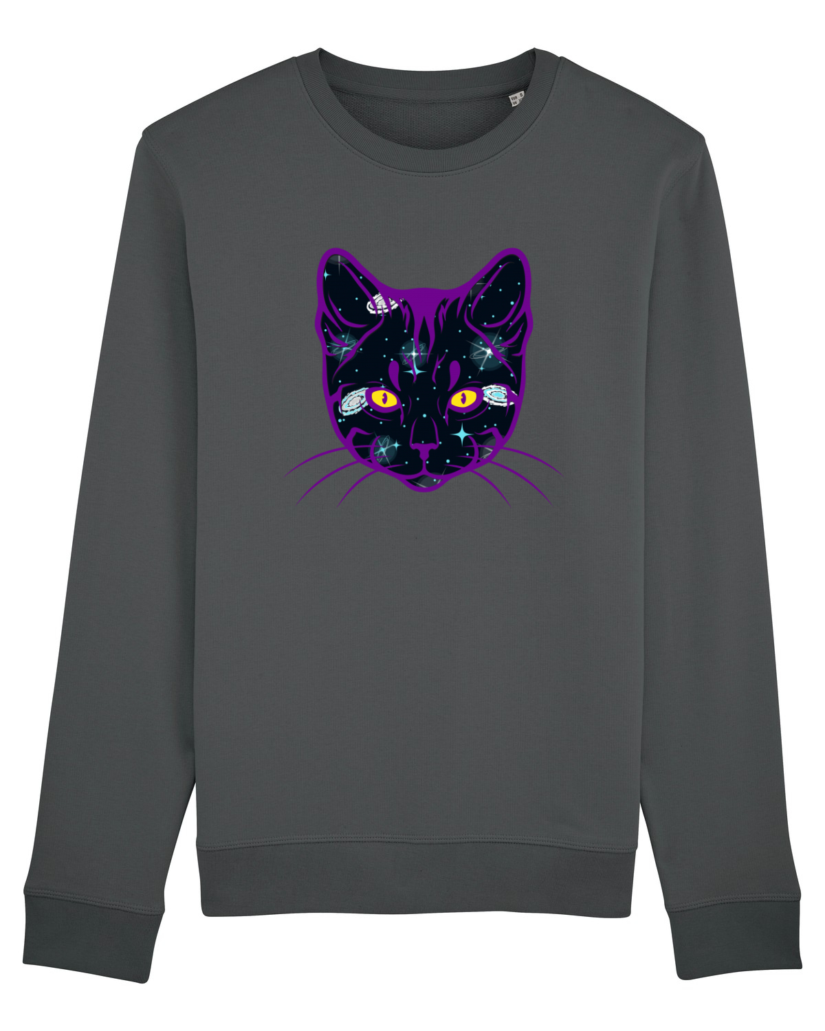 Bluză mânecă lungă Unisex Rise Anthracite