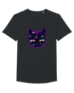 Galactic Cat Tricou mânecă scurtă guler larg Bărbat Skater