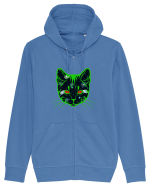 Galactic Cat Hanorac cu fermoar Unisex Connector