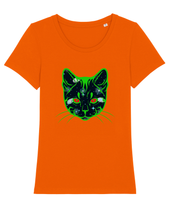 Galactic Cat Bright Orange
