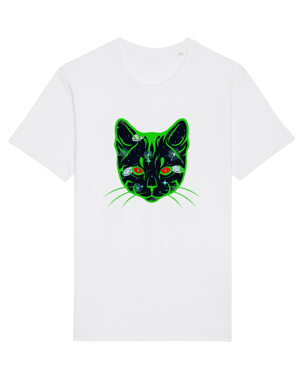 Tricou mânecă scurtă Unisex Rocker White