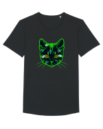 Galactic Cat Tricou mânecă scurtă guler larg Bărbat Skater
