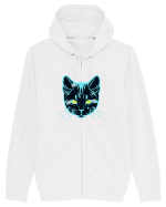 Galactic Cat Hanorac cu fermoar Unisex Connector