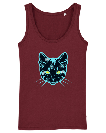 Galactic Cat Burgundy
