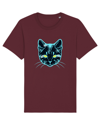 Galactic Cat Burgundy