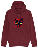 Galactic Cat Hanorac cu fermoar Unisex Connector