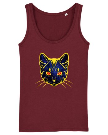 Galactic Cat Burgundy