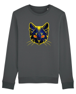 Galactic Cat Bluză mânecă lungă Unisex Rise
