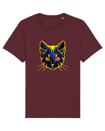 Galactic Cat Burgundy