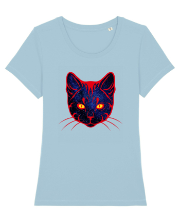 Galactic Cat Sky Blue