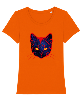 Galactic Cat Bright Orange