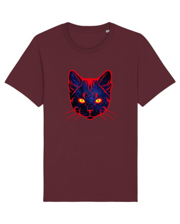 Galactic Cat Burgundy