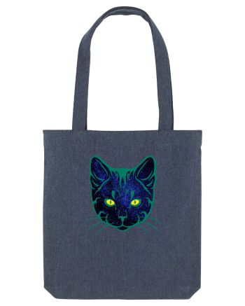 Galactic Cat Midnight Blue
