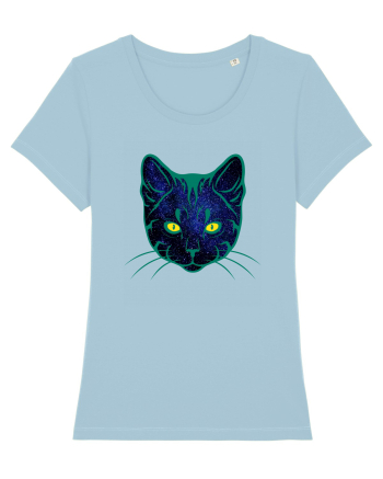 Galactic Cat Sky Blue
