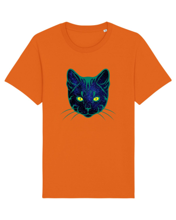 Galactic Cat Bright Orange