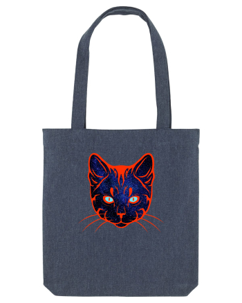 Galactic Cat Midnight Blue